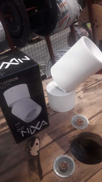 Oprawa natynkowa goldlux przegubowa NIXA biała GU10