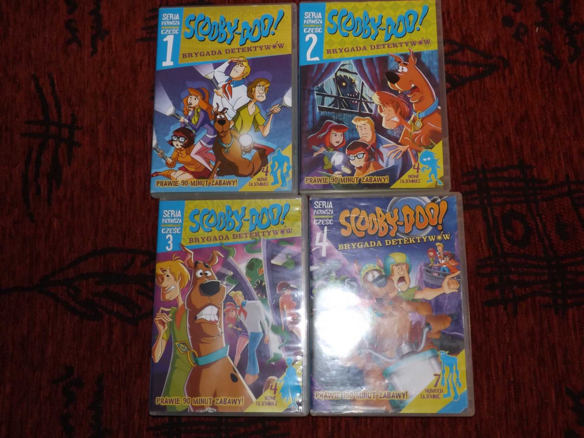 Scooby Doo 1,2,3,4 Brygada detektywów film bajka  dvd