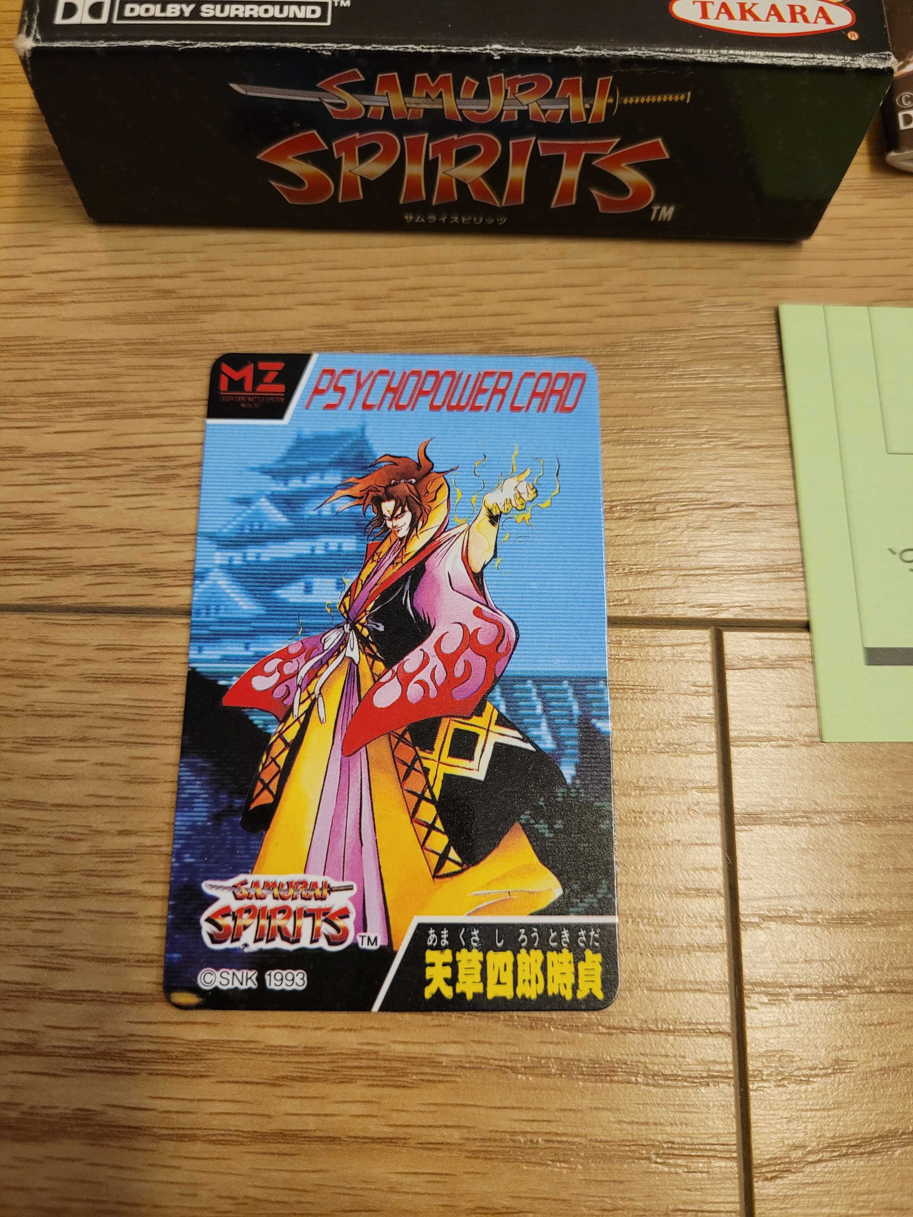*Samurai Spirits* + Psycho Power Card - Super Famicom - Snes