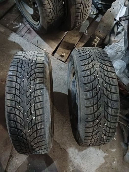 4 диска r15 в сборе  4*100,  зимняя резина r15 195*65