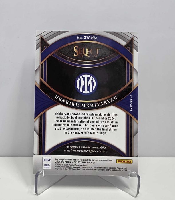 Henrikh Mkhitaryan Inter Mediolan koszulka Panini Select 2024/2025