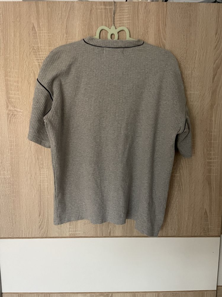 Koszulka Polo Ralph Lauren L w serek v neck vintage szara tshirt meski