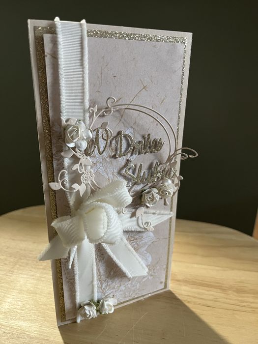 Kartka Ślubna w beżach