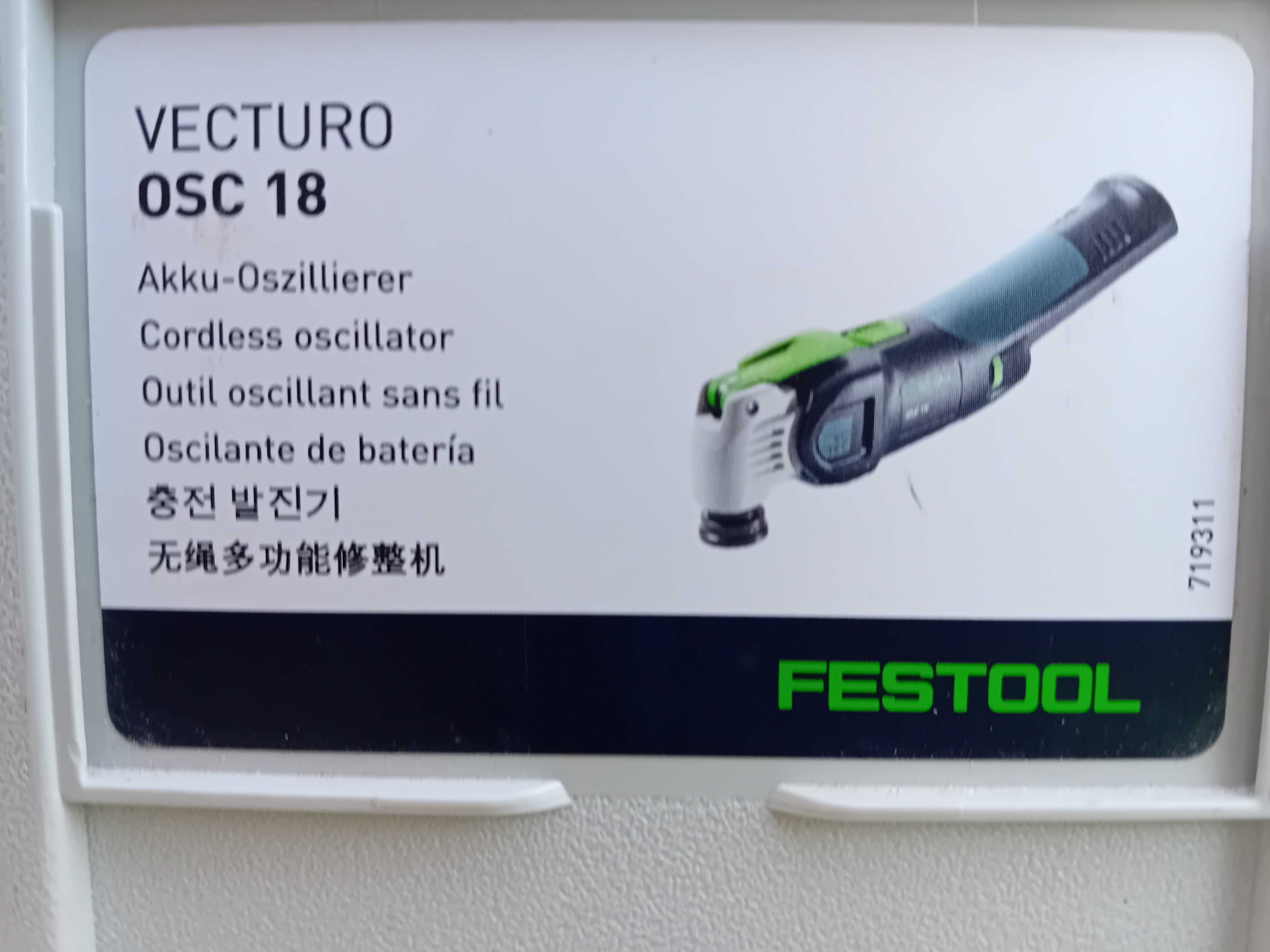 Zestaw narzędzi  FESTOOL 18 4x5,2 TCL 6 DUO ,AGC 18-125,OSC18,PSC 420