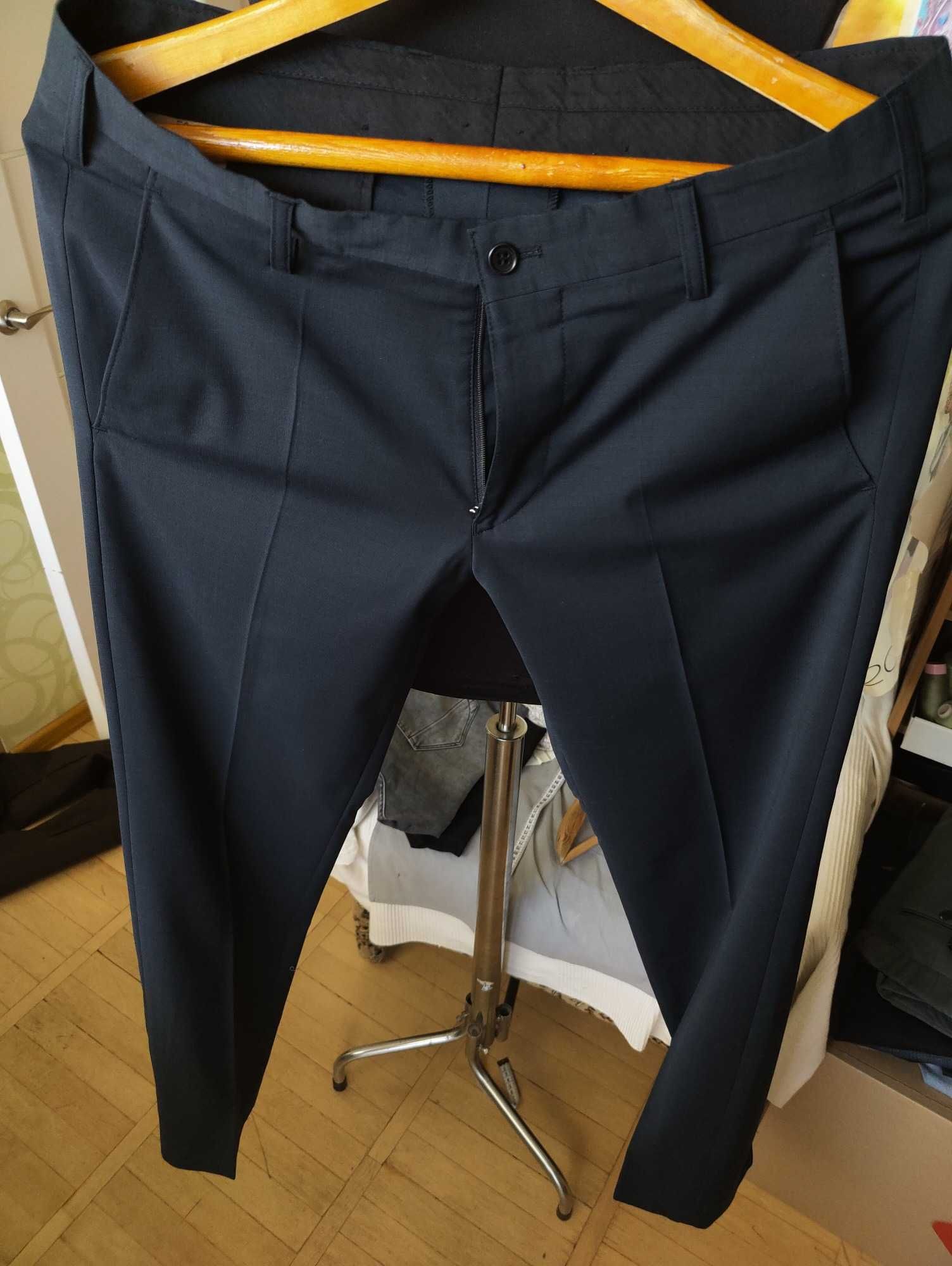 Джинсы брюки J. Philipp wool trousers Italy w 34 stretch navy.