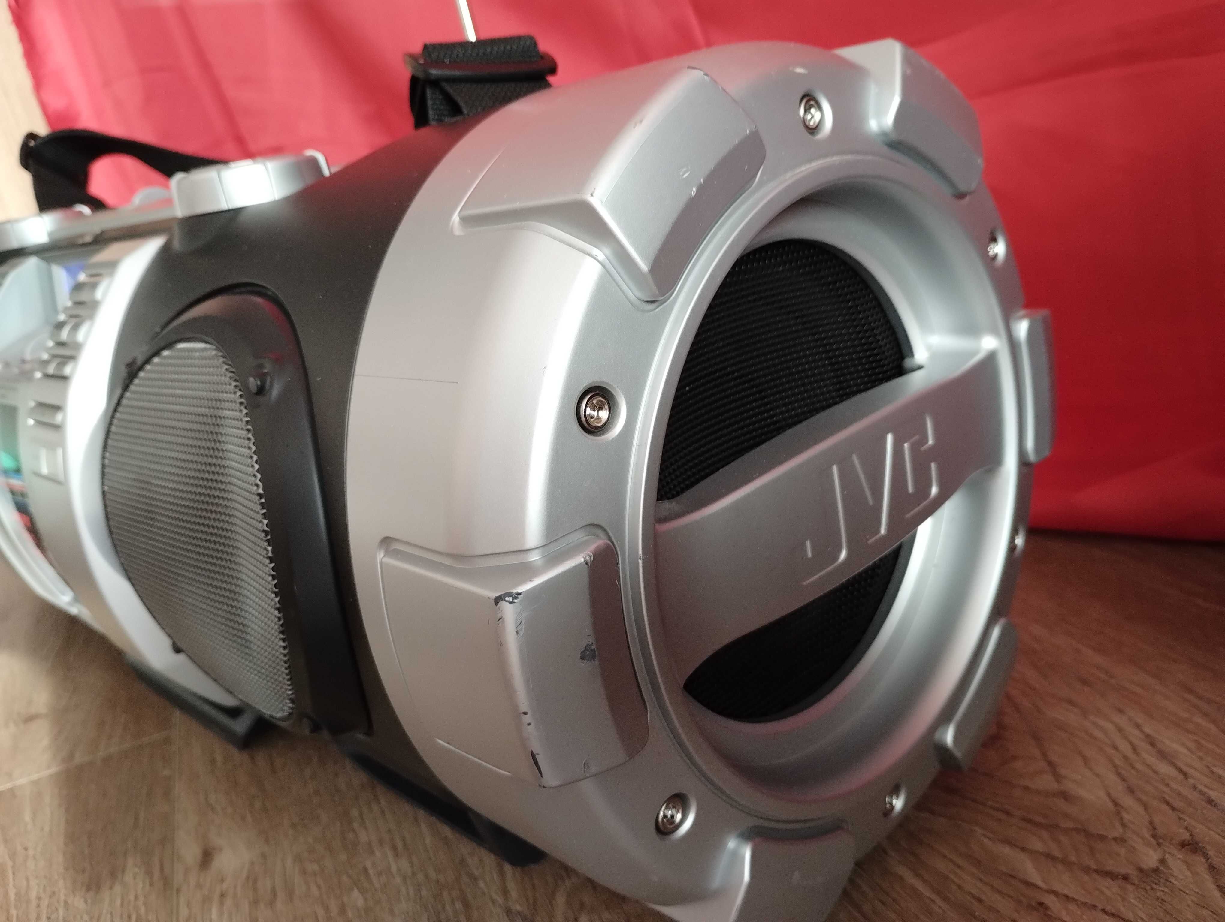Мощный Бумбластер BoomBlaster JVC ( USB / тюнер / iPod / ЮСБ )