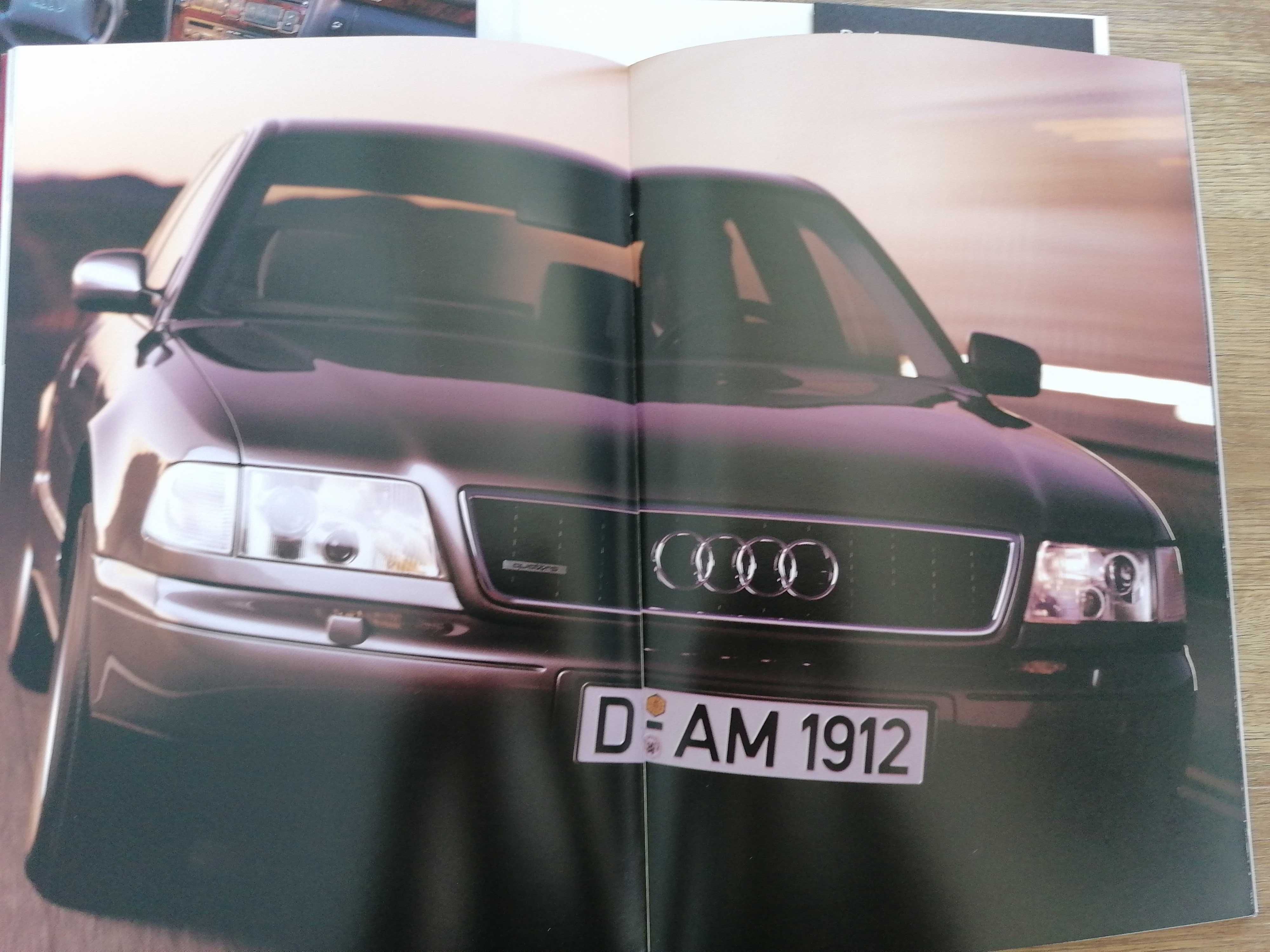 Prospekt Audi A8 D2 teczka