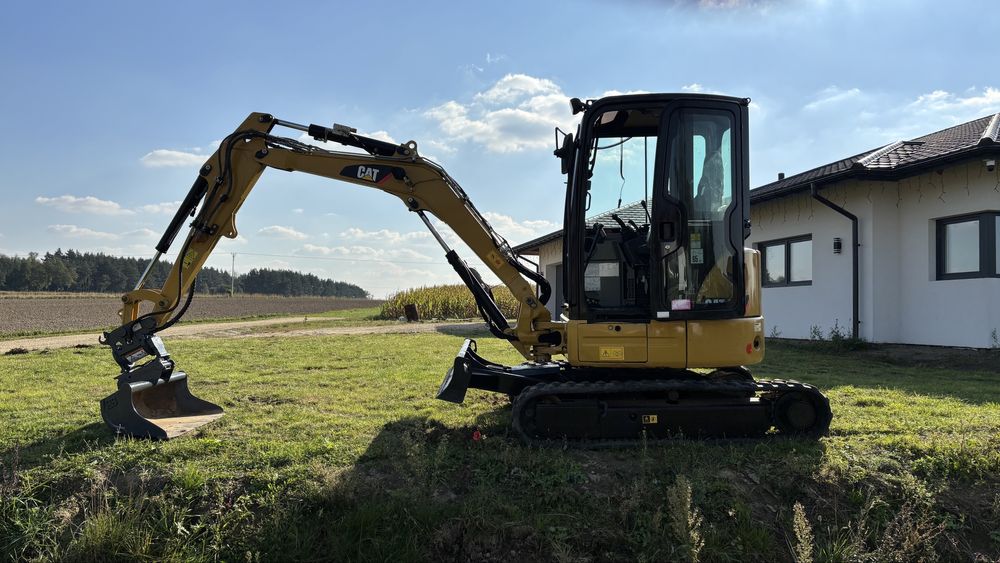 Koparka CAT 303.5 E Szybkozłącze Rotor Klimatyzacja