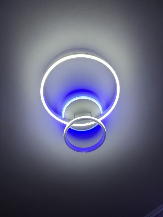 Led люстра з 3 режимами та пультом