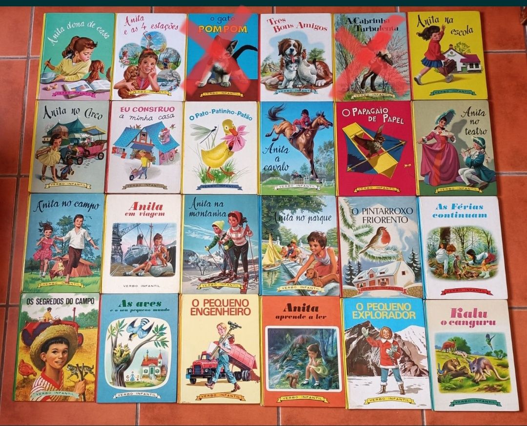 115 Livros da Anita, e outros para crianças