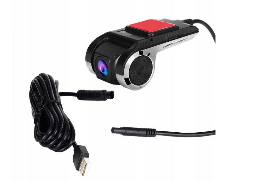Wideorejestrator kamera Android FULL HD DVR ADAS + karta SD 64GB