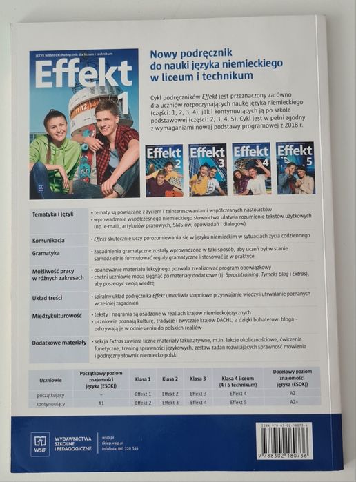 Effekt 1 Podręcznik z języka niemieckiego
