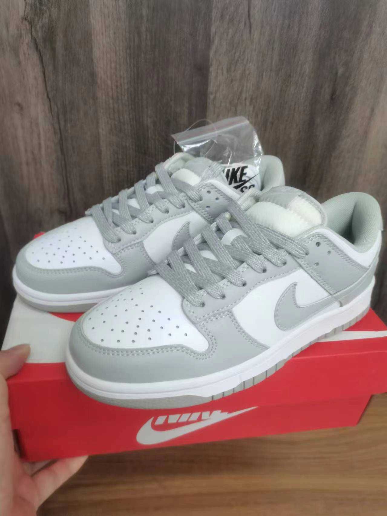 nike dunk low grey fog 38