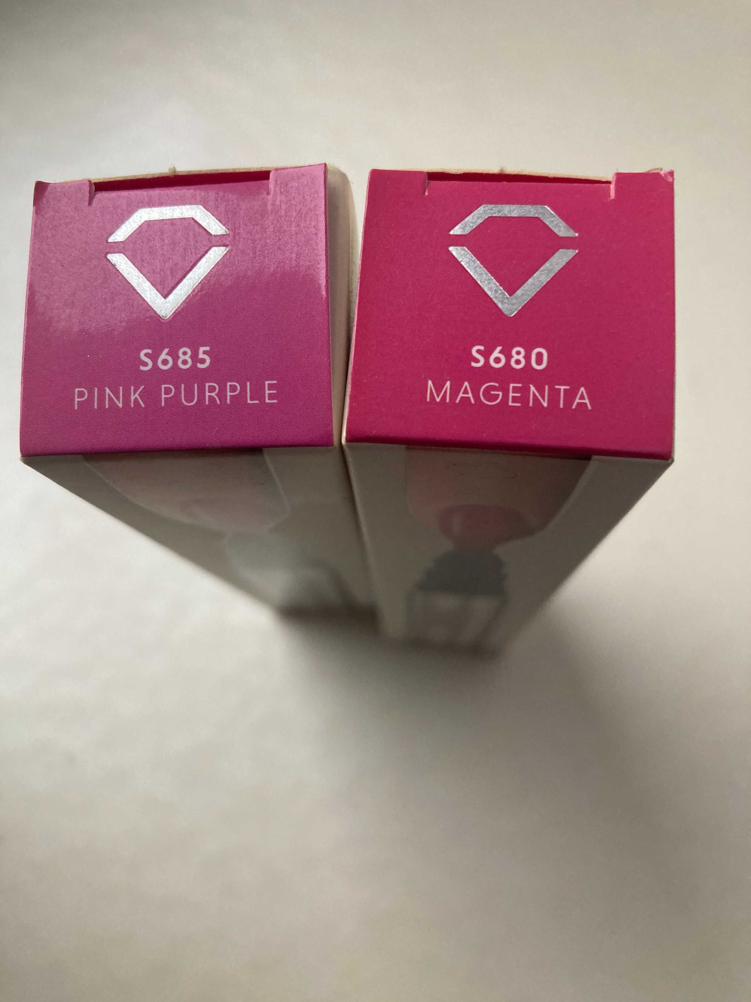 Semilac One Step Hybryd S685 pink purle i S680 magenta - 2 sztuki
