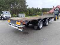 Schmitz Cargobull tandem 2 osie 2007 rok BPW dolny zaczep 6,9 dł platforma  Vikstrom&Betz