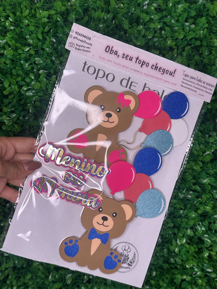 Topper de bolo personlaizado