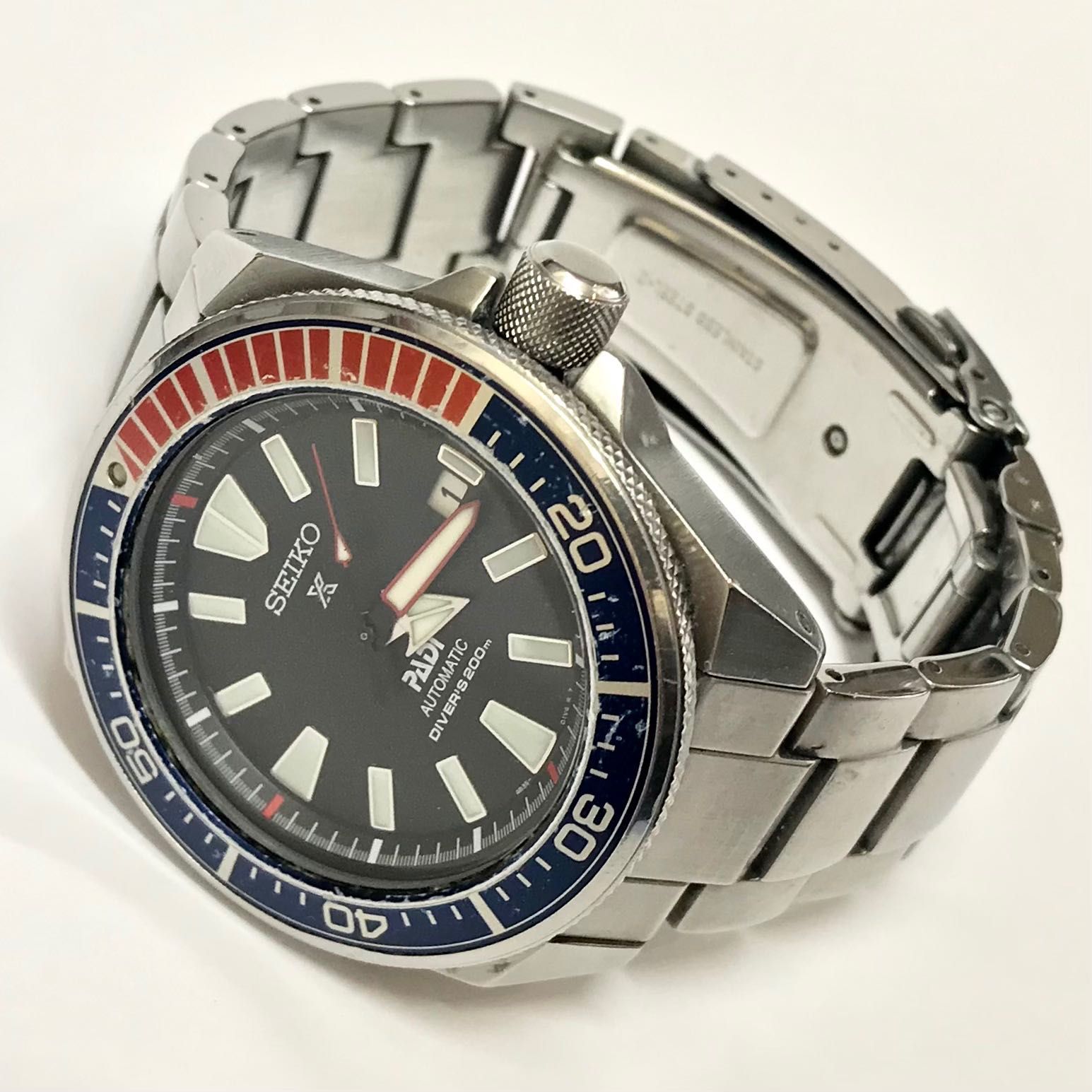 SEIKO Prospex Padi Turtle Pepsi Automatic DIVER 200m Zegarek męski