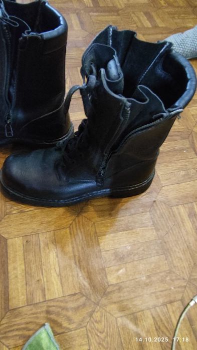 Чоловічі  Сапоги кожані розмір 43-44