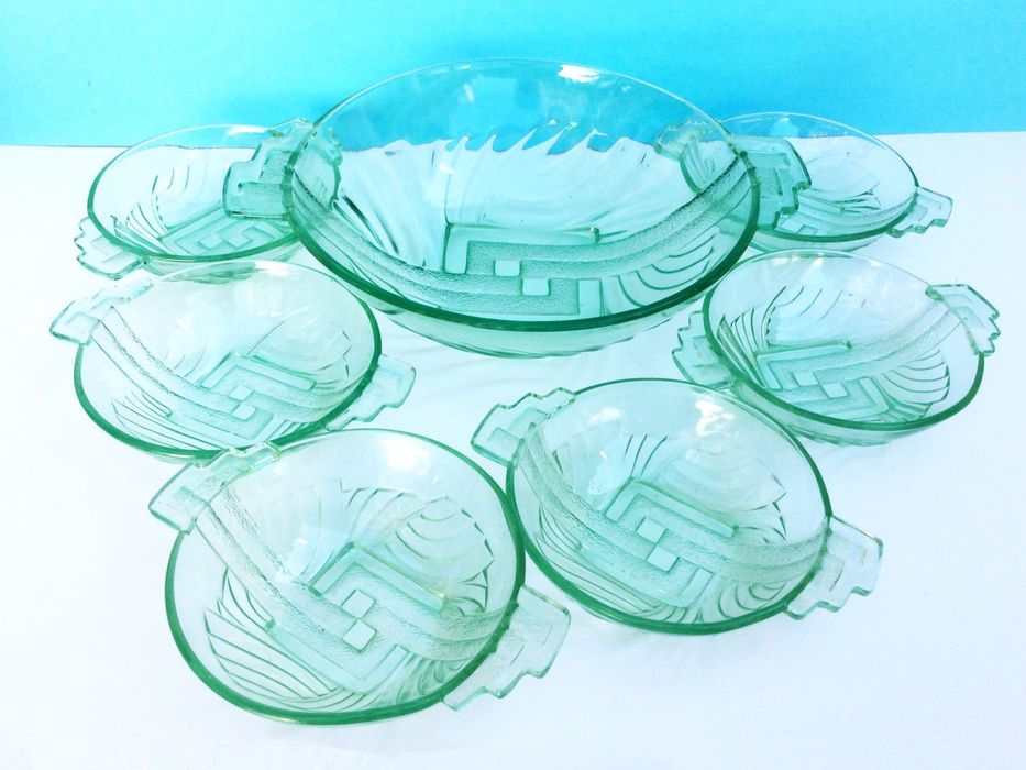 Conjunto de Taças de Sobremesa Art Déco | Áustria anos 30