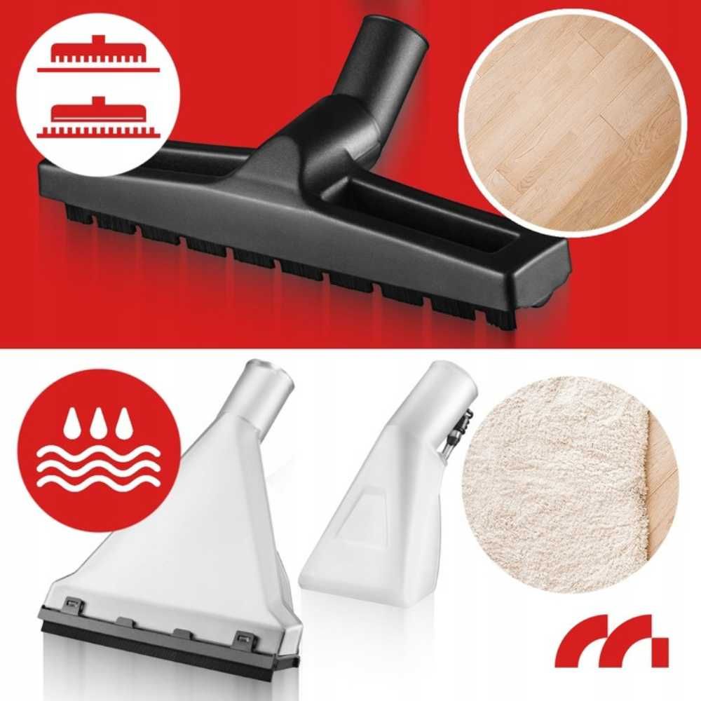 Odkurzacz PIORĄCY do tapicerki prania dywanów MOCNY 2200W 4w1 ZESTAW
