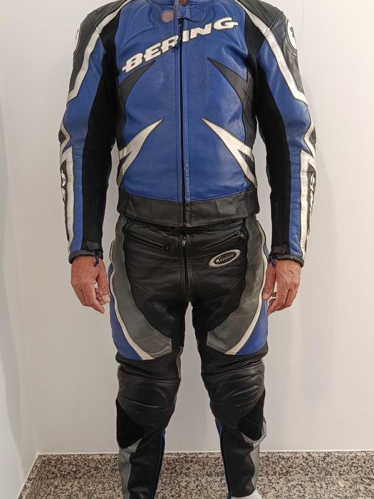 Fato cabedal Bering motard racing