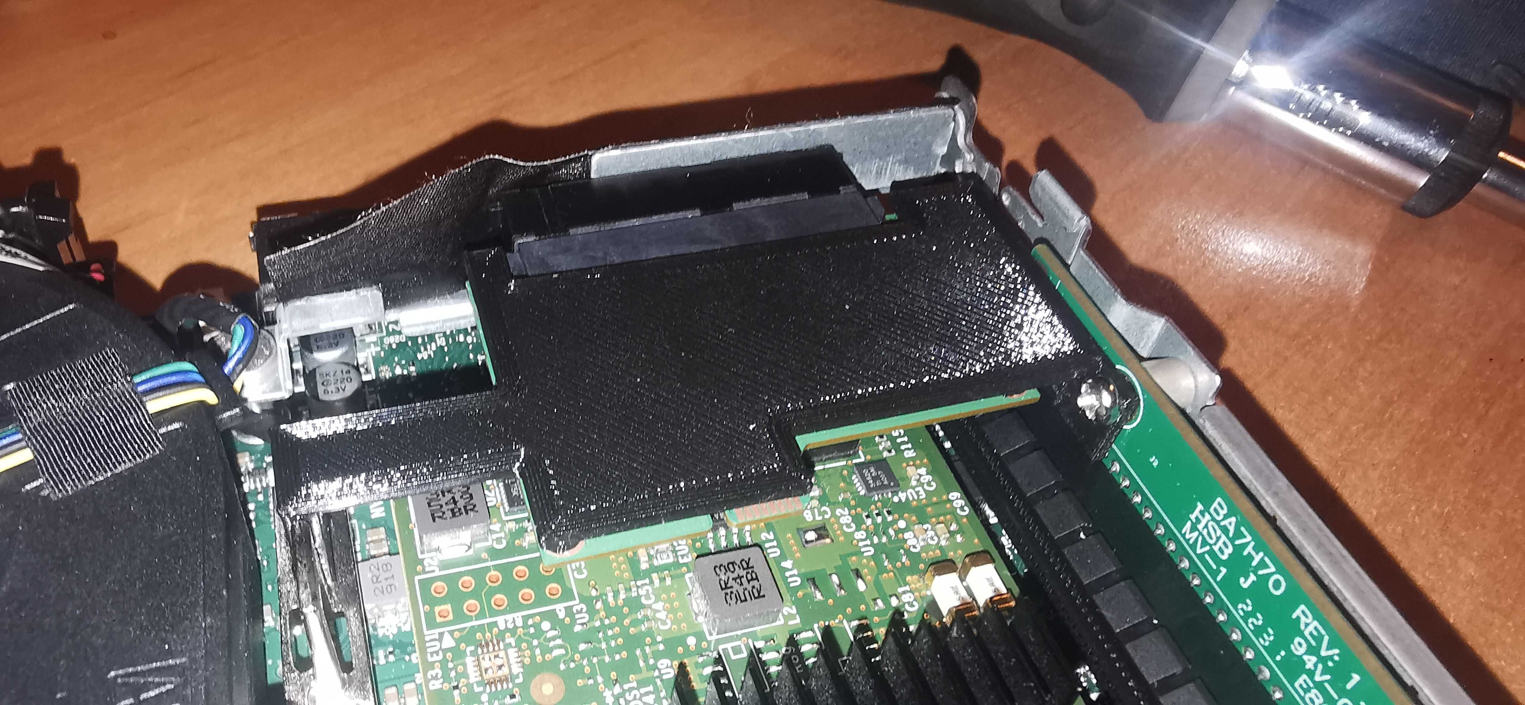 Uchwyt SSD SATA Lenovo Tiny M920 M720. Wydruk 3D