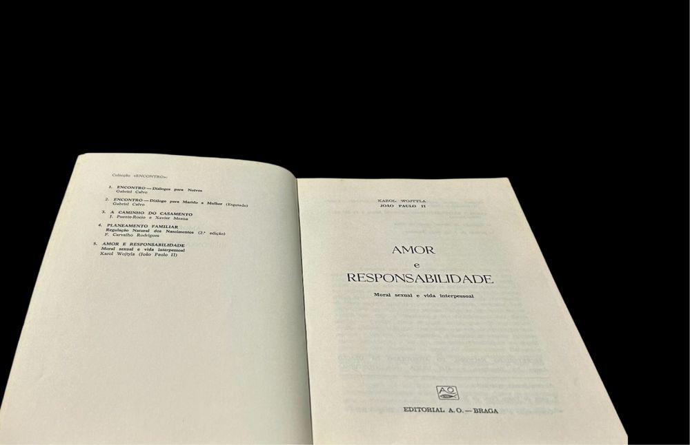 Amor e Responsabilidade - Karol Wojtyla