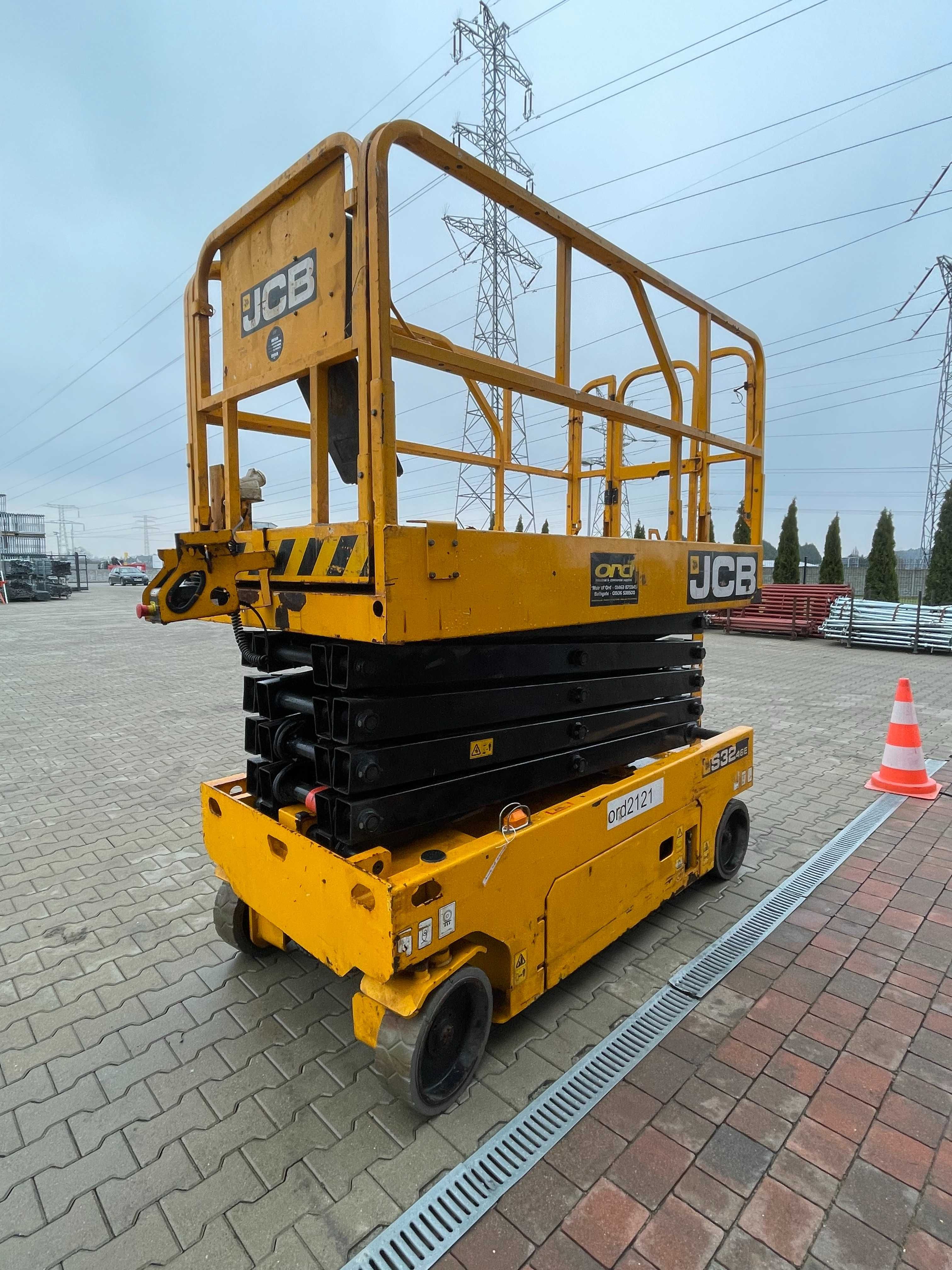 JCB S3246E 12m Zwyżka podnośnik nożycowy elektryczny 230V koszowy 2017