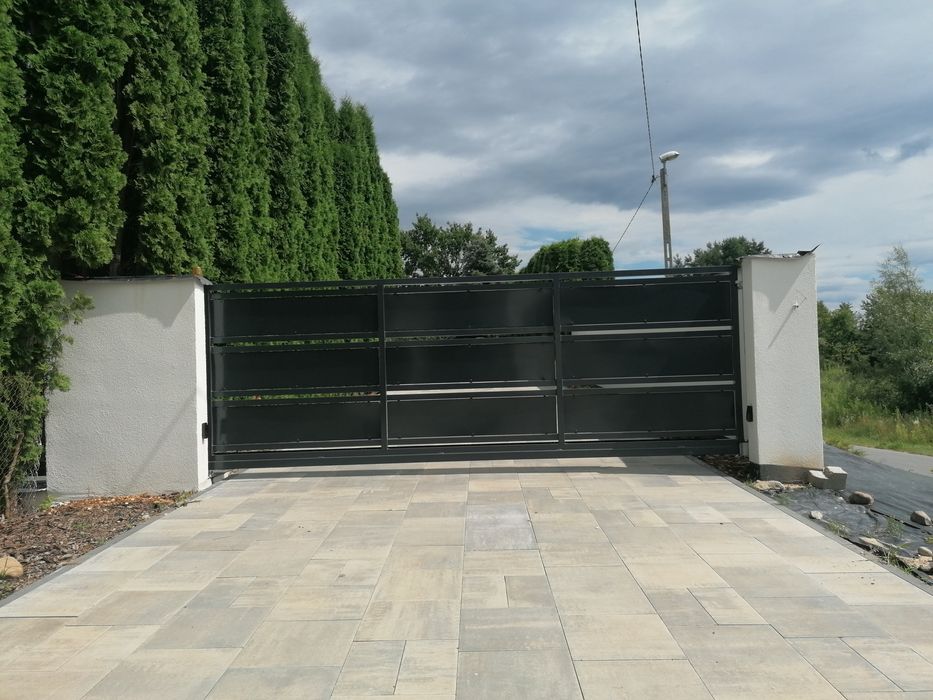 Brama bramy przesuwne balustrady przęsła Olsztyn