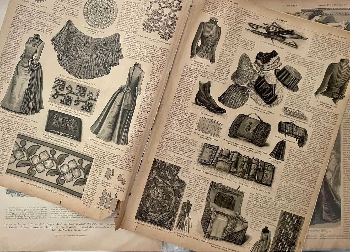 La saison, Journal illustré des Dames, 1885-86