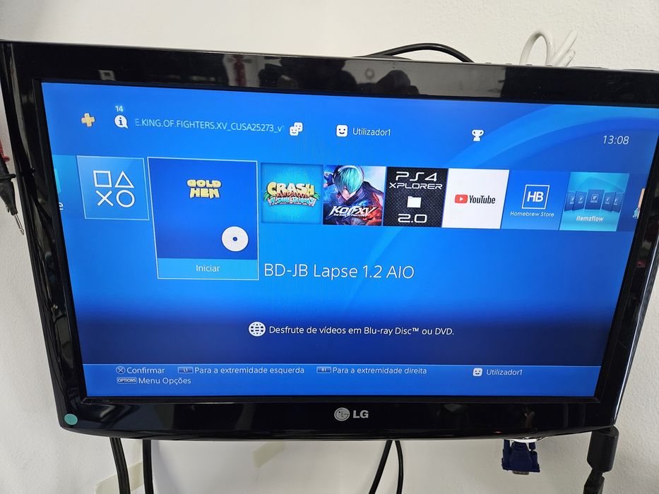 Ps4 desbloqueada aceito retomas