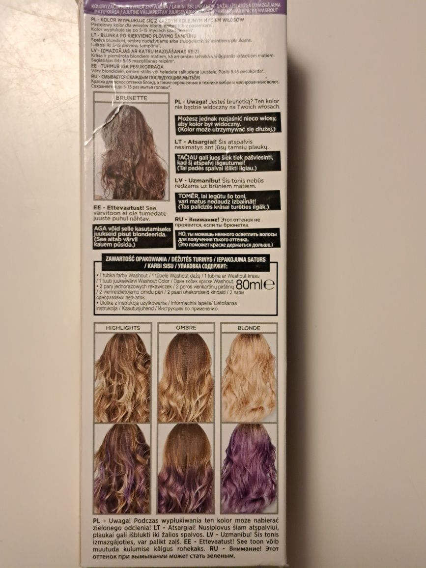 L’Oréal Paris Colorista Washout 80 ml szampon koloryzujący