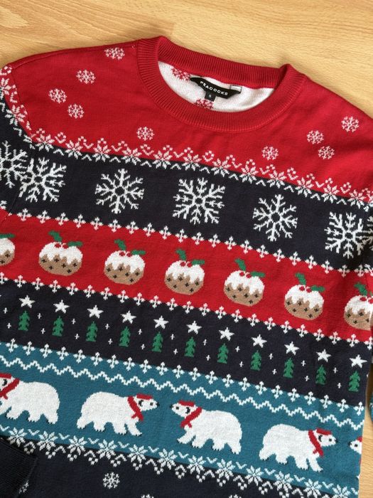 Чоловіча новорічна кофтинка S