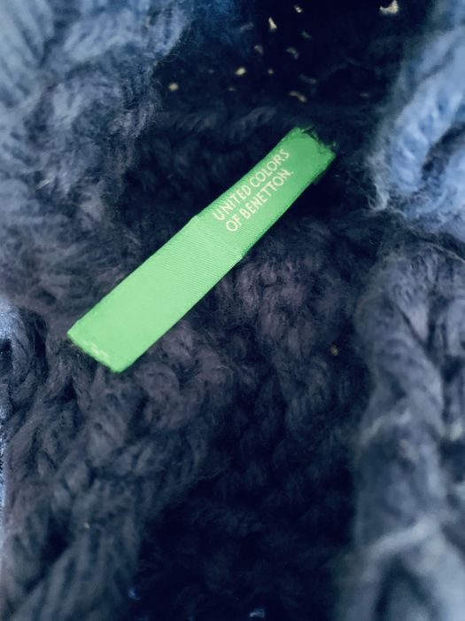 Poncho azul Benetton