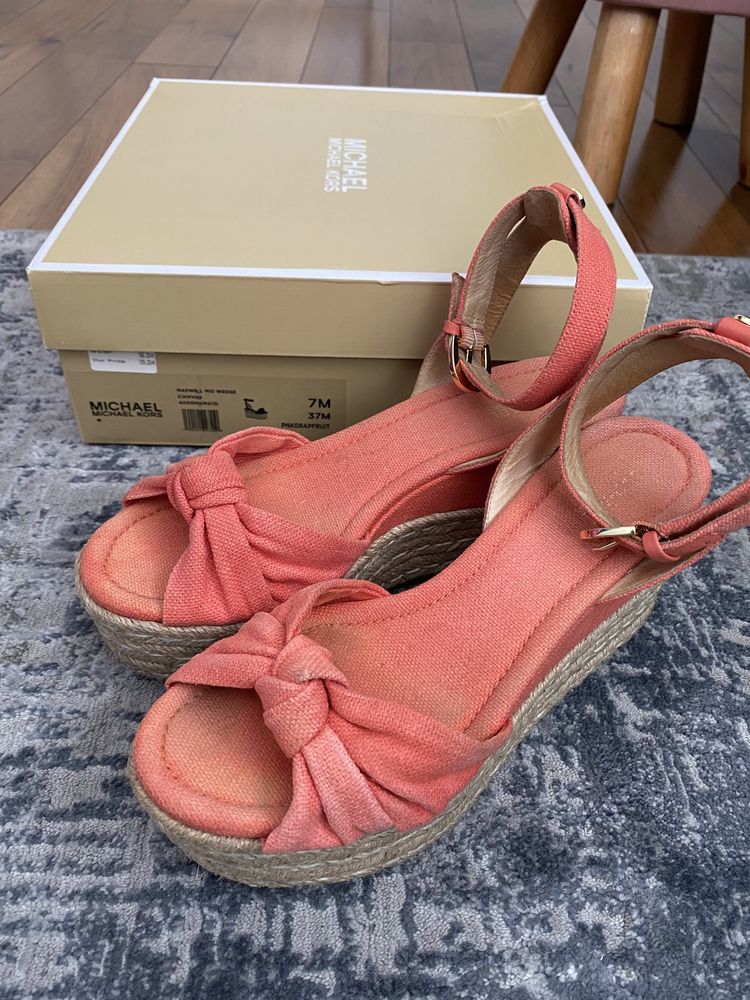 Michael Kors Espadryle Koturny Sandały r.37 us7