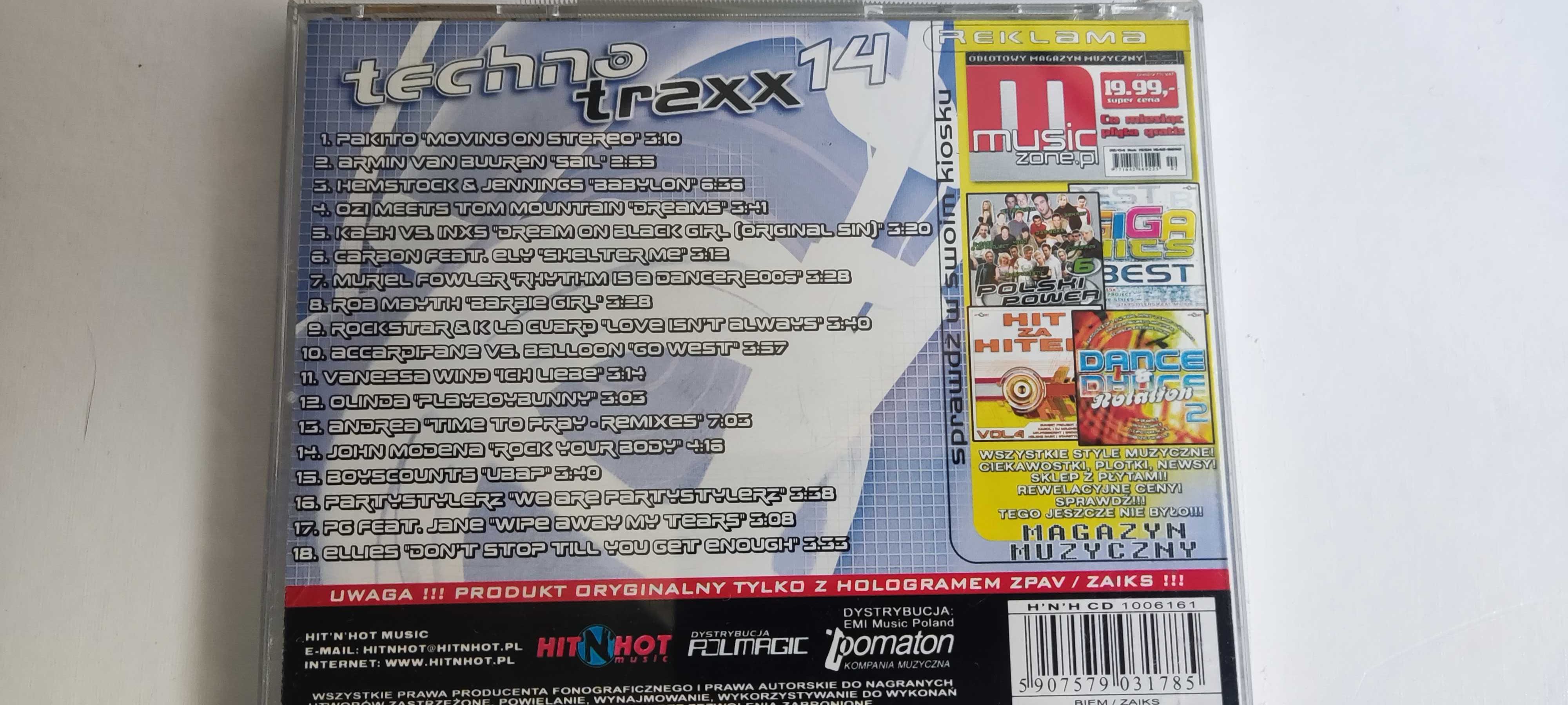Techno Traxx Vol. 14 (2001, ZYX Music) | CD VG+ | Kultowa kompilacja!