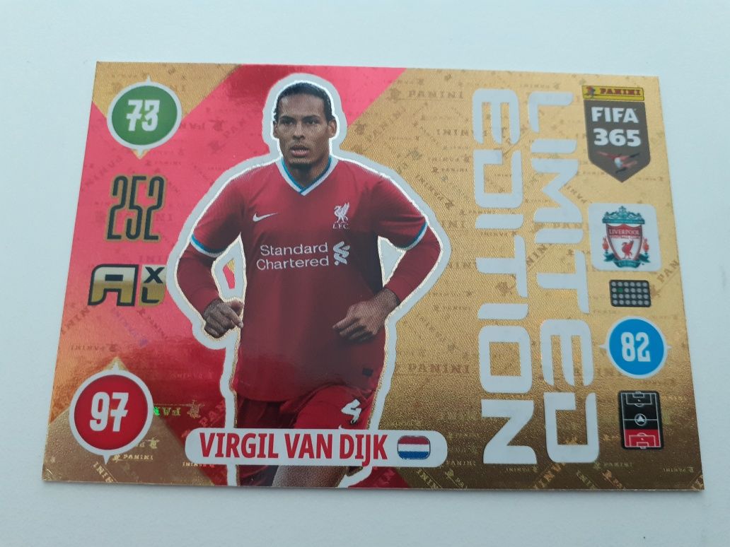 Karty pilkarskie Suarez Van Dijk Sancho Seri limited edition