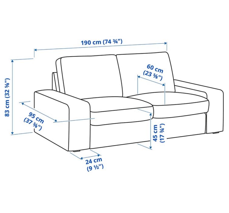 Sofa 3 osobowa IKEA KIVIK