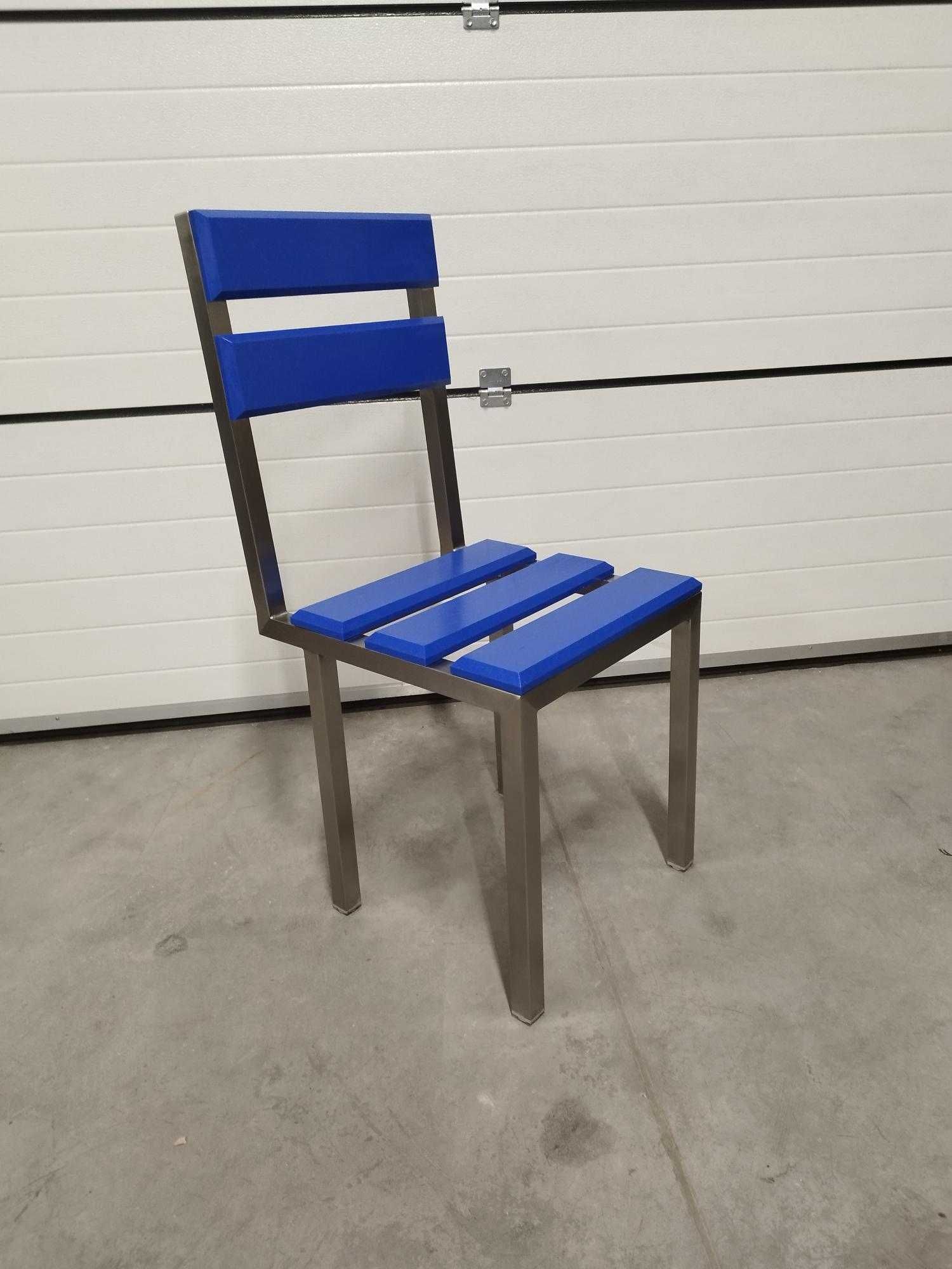 Krzesło z stali nierdzewnej kwasoodpornej