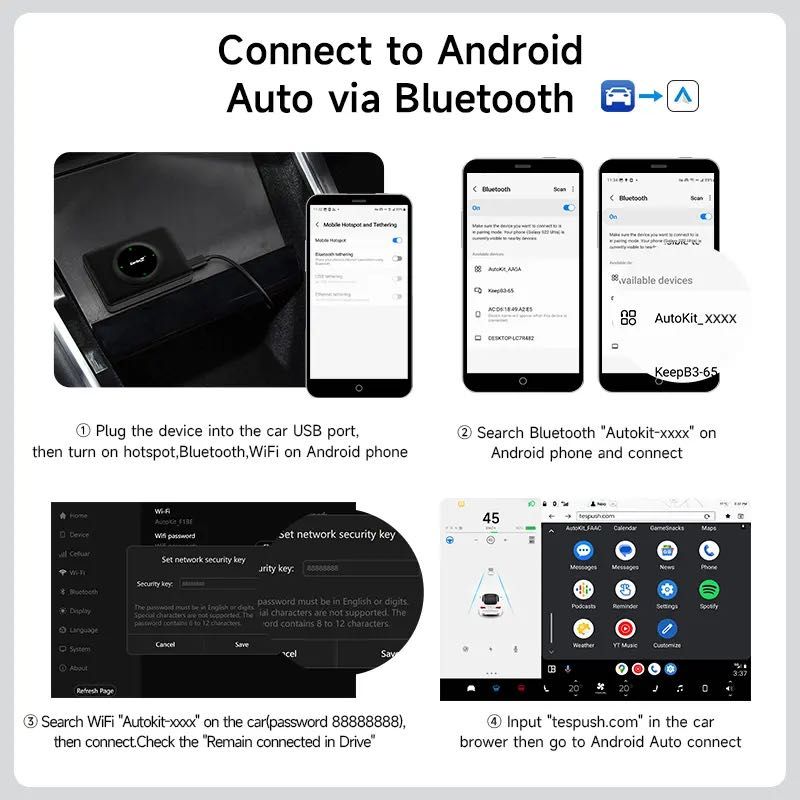 Adaptador USB CarPlay * Wireless