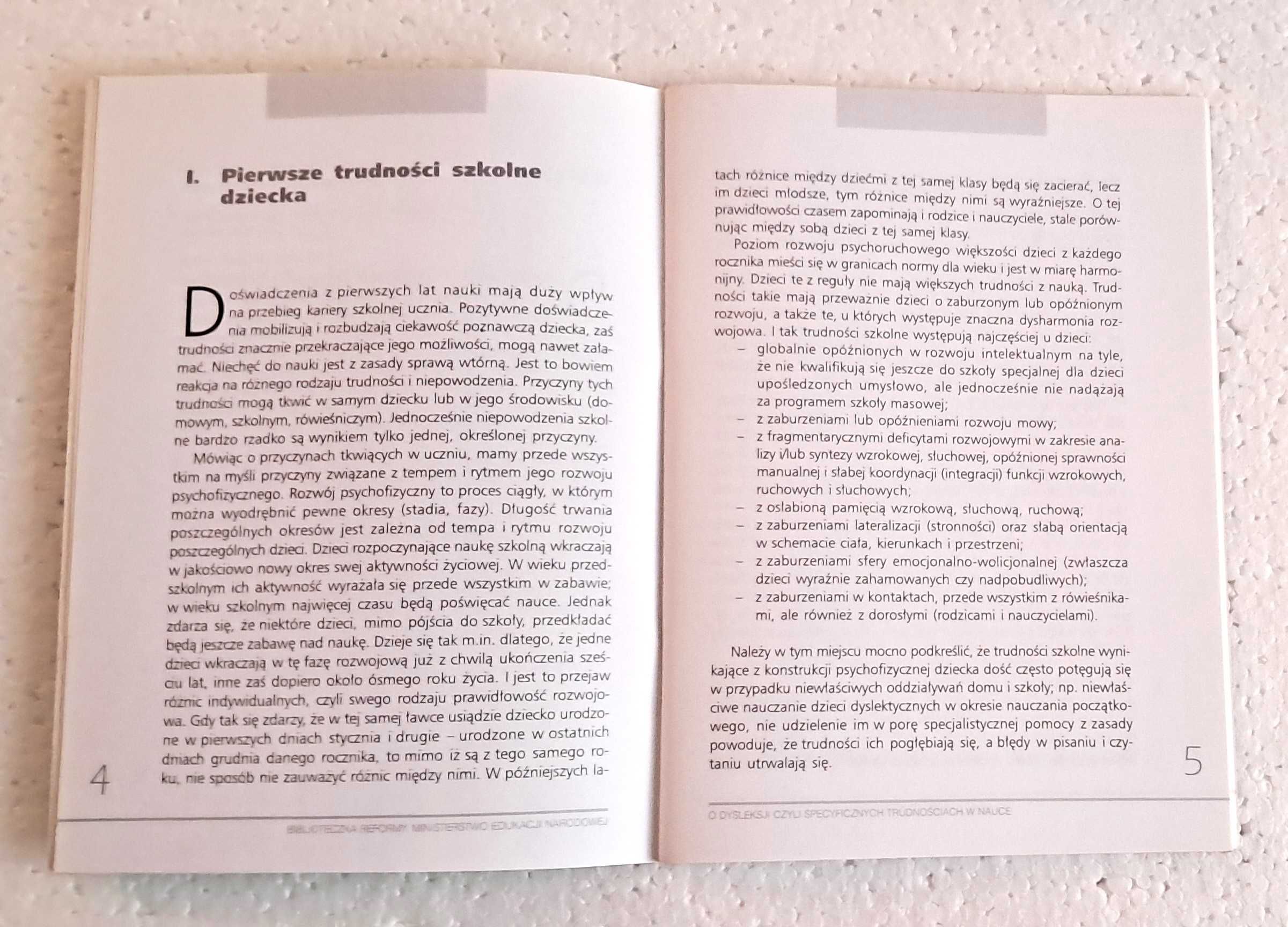 O dysleksji, czyli specyficznych trudnościach w nauce