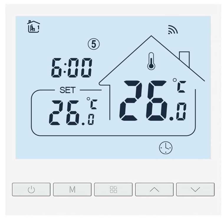 Termostat Wifi BEOK TOL47WIFI-EP do ogrzewania elektrycznego