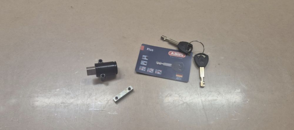 Abus .Zamek do baterii Bosch w ramie. Tuba