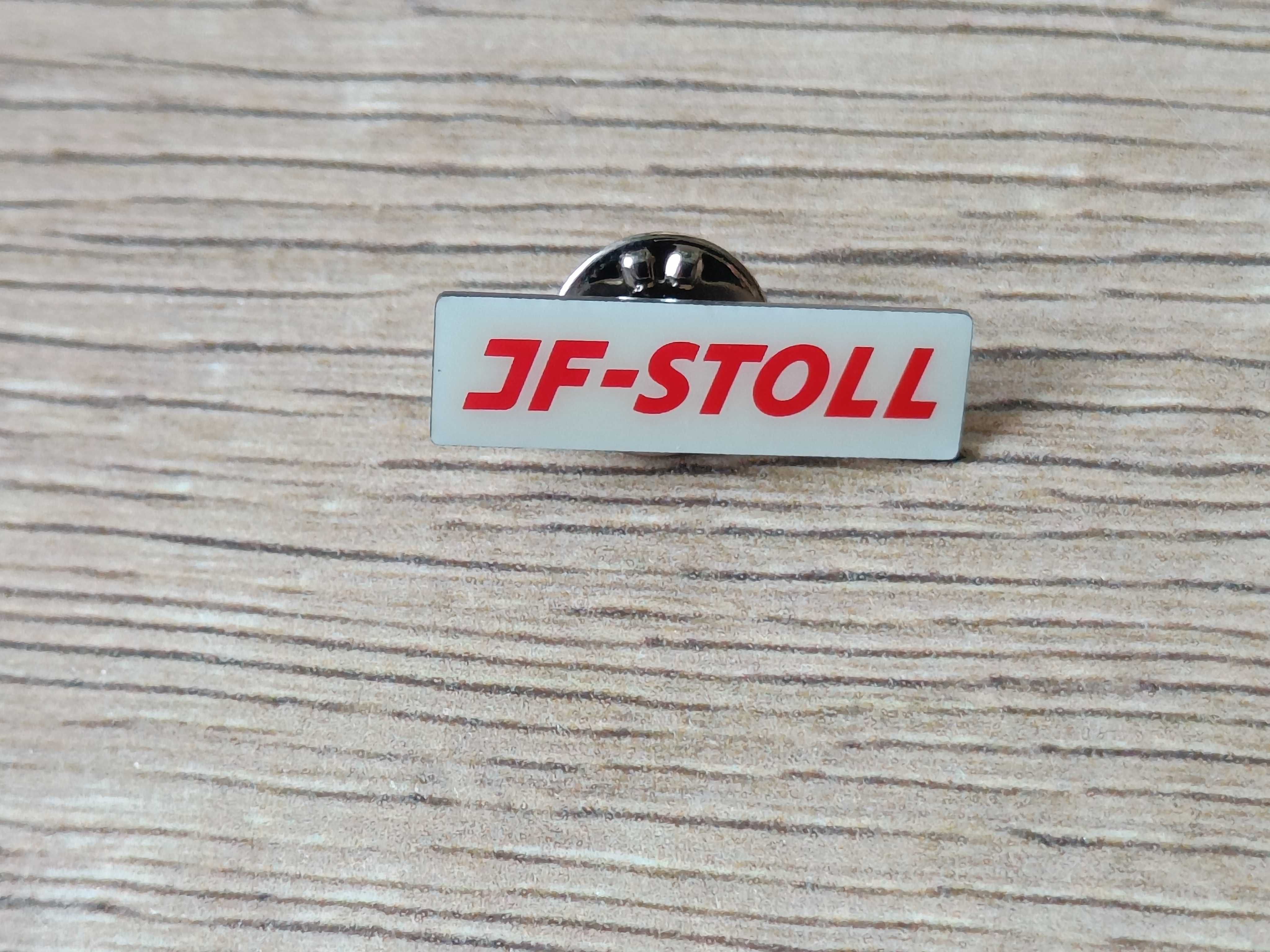 Kolekcjonerska unikatowa przypinka w kształcie logo JF-STOLL