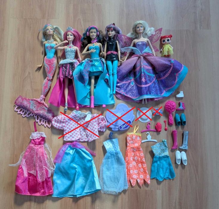 Zestaw lalek Barbie + akcesoria