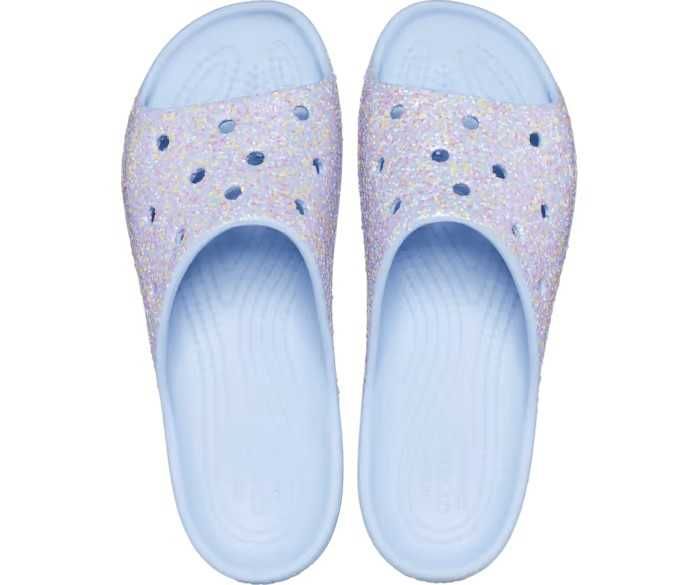 Шльопанці крокс Crocs Classic Platform Glitter Slide, 37-40