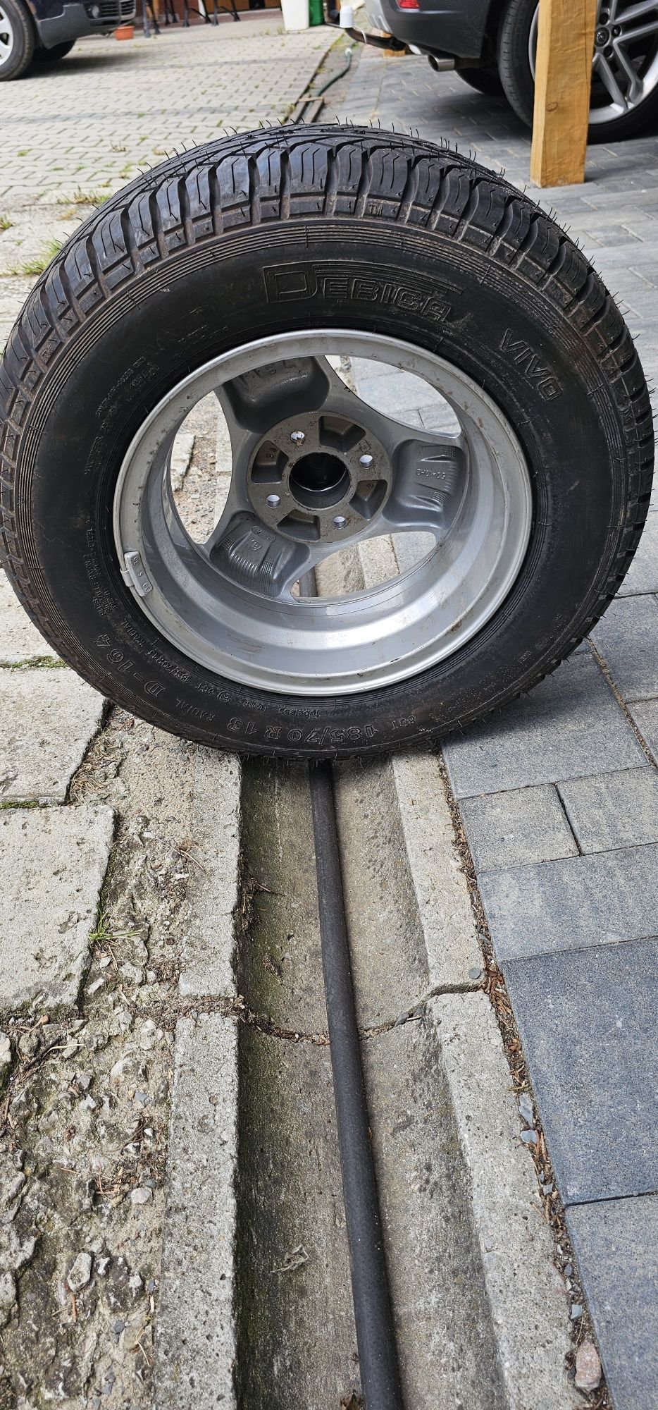 Koło zapasowe polonez 13 cali opona D-164 felga i opona nowe.