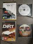 WRC 1, WRC 4, Colin McRae DIRT