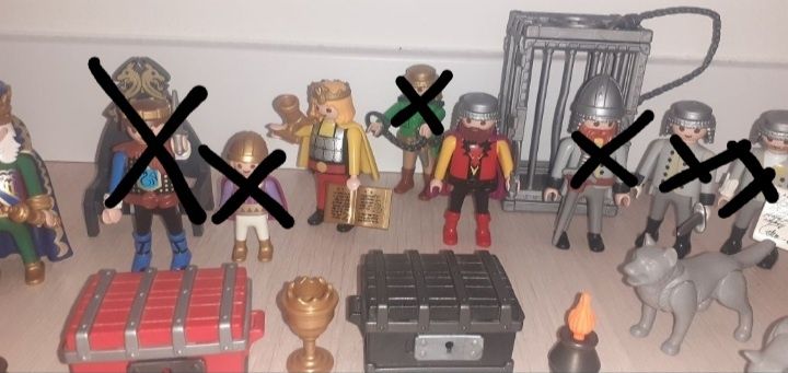 Conjunto Cavaleiros e Realeza Playmobil