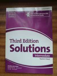Third Edition Solutions Intermediate Teachers book Disk Workbook audio